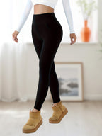 Buy 1 Get 1 Free – Women’s Fleece-Lined High-Waisted Winter Leggings