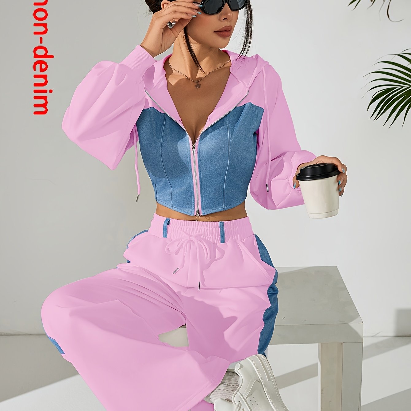 Bellary Essential Two-Piece Set – Hoodie & Wide-Leg Pants