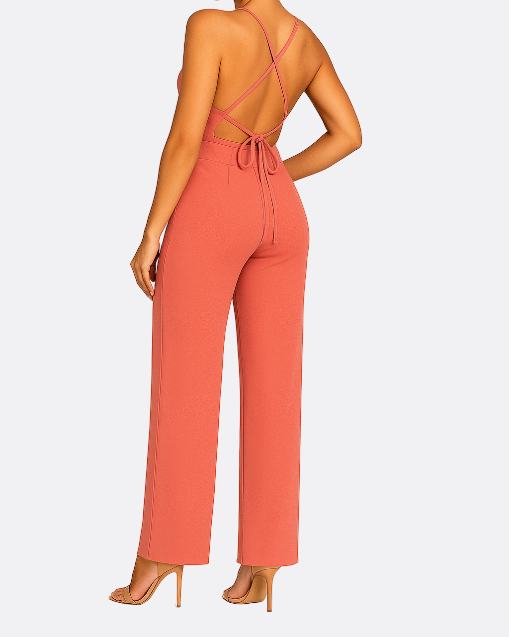 Women’s One-Shoulder Wide-Leg Jumpsuit