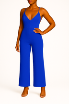 Women’s One-Shoulder Wide-Leg Jumpsuit
