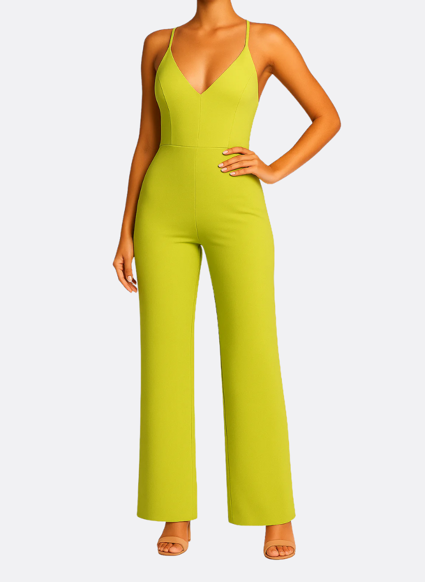 Women’s One-Shoulder Wide-Leg Jumpsuit